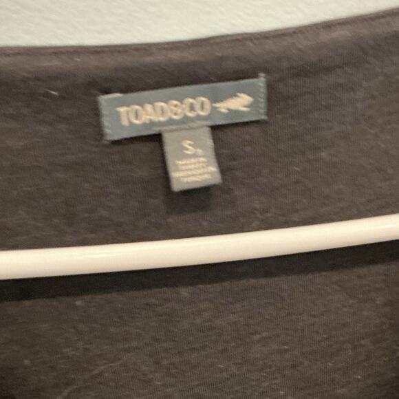 Toad & Co Womens Rosemarie Dress Size Small Camping Outdoor Organic Black NEW - Picture 3 of 9